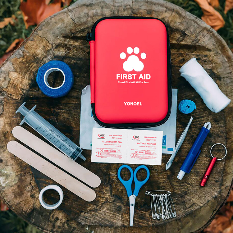 PET-Erste-Hilfe-Set Survival Emerg Hochwertige Erste-Hilfe-Tasche für Hunde und Katzen