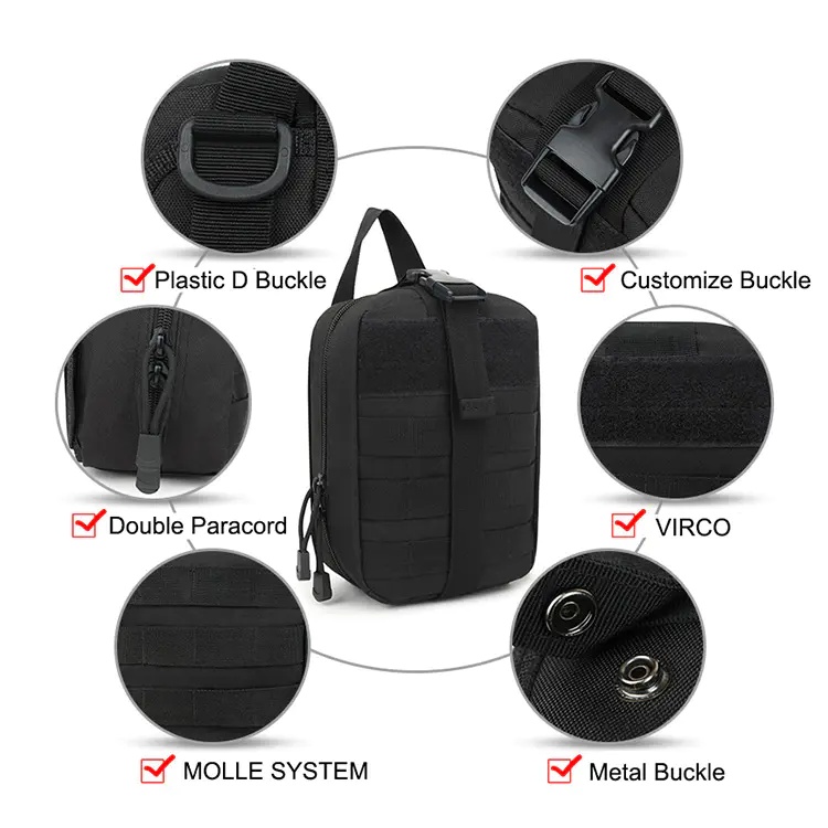 So befestigen Sie ein Kampf-Erste-Hilfe-Set an der taktischen Ausrüstung