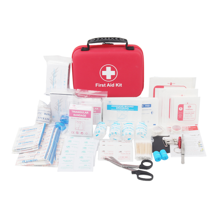 Wasserdichtes, kompaktes, tragbares Hartschalen-Erste-Hilfe-Set für das Überleben im Wandern, Fahrzeug, Boot, Büro
