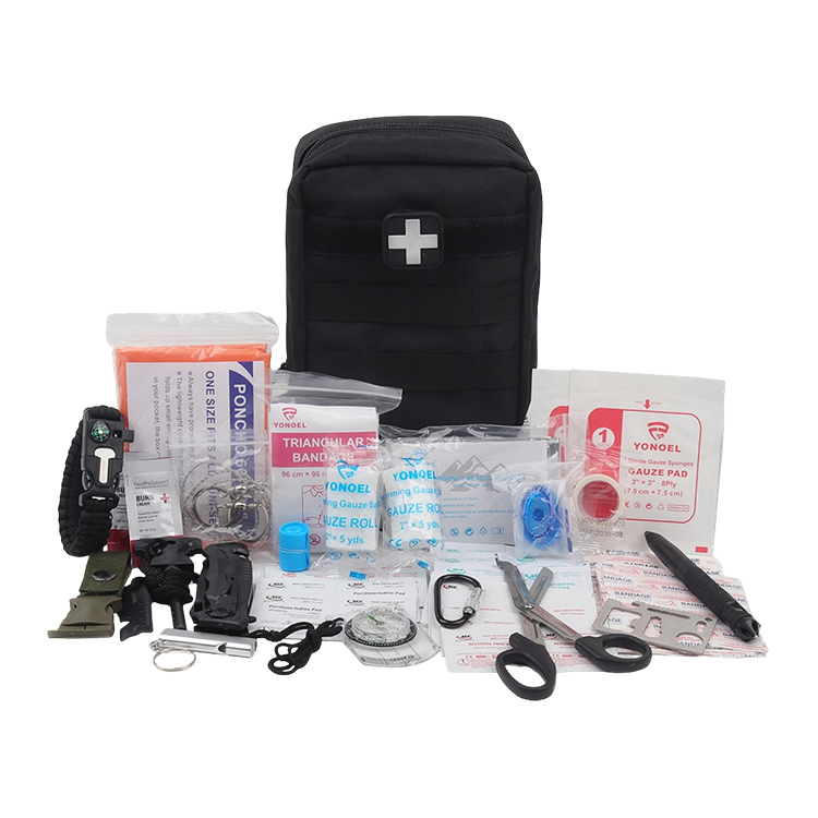 Erste-Hilfe-Set EMT Medical IFAK-Tasche, Molle Tactical Med Notfall-Trauma-Tasche für Camping, Zuhause, Auto, Wandern, Jagd