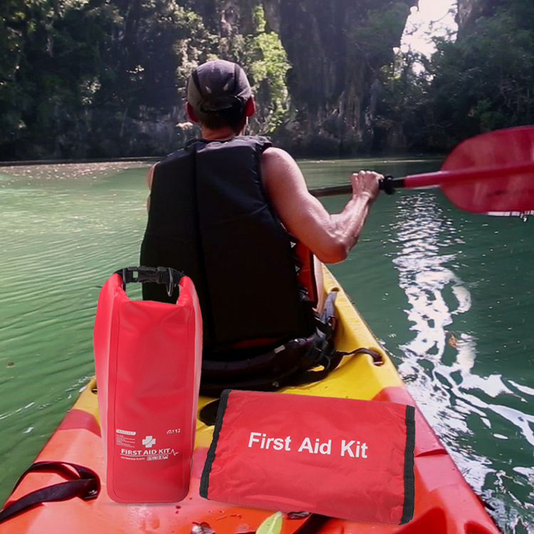 Wasserdichtes Erste-Hilfe-Set, tragbare Trockentasche, multifunktionales Outdoor-Notfall-Überlebensset für Rucksackreisen, Wandern, Angeln, Camping