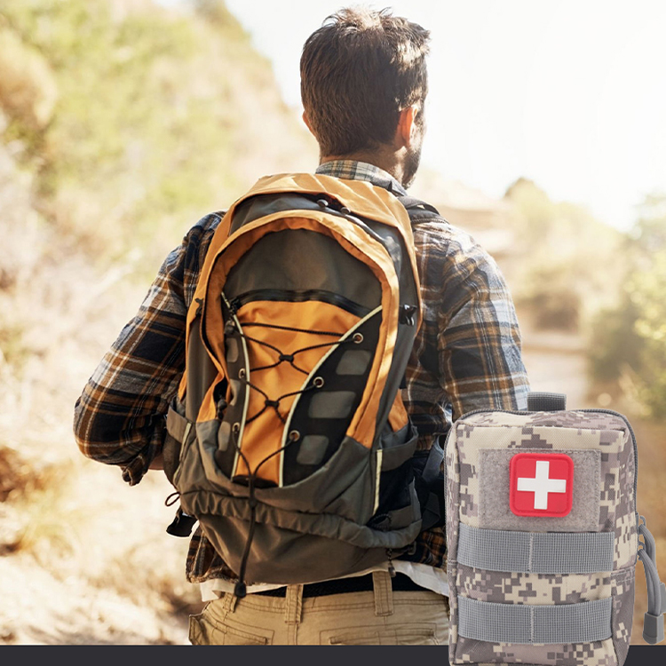 Heißer Verkauf Outdoor Sport Wasserdicht Langlebig Rip-Away Medizinische Ausrüstung Mini Erste Hilfe Kit Molle IFAK Tasche Tasche Wandern camping