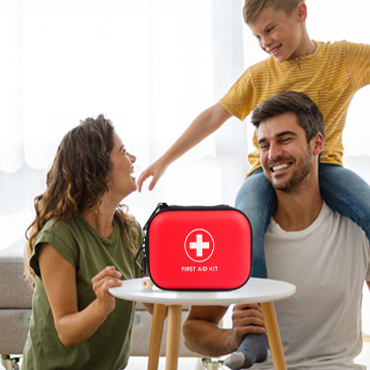 Kleines, langlebiges Hartschalen-Medizinset, wasserdichtes EVA-Erste-Hilfe-Set, Zubehör für Geschenke, Zuhause, Sport, Auto, Wandern