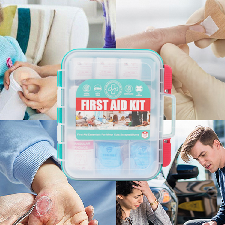 358-teiliges wasserdichtes Erste-Hilfe-Set zur Wandmontage, Allzweck-Notfall-Überlebens-Erste-Hilfe-Set für Zuhause, Schule, Büro im Freien