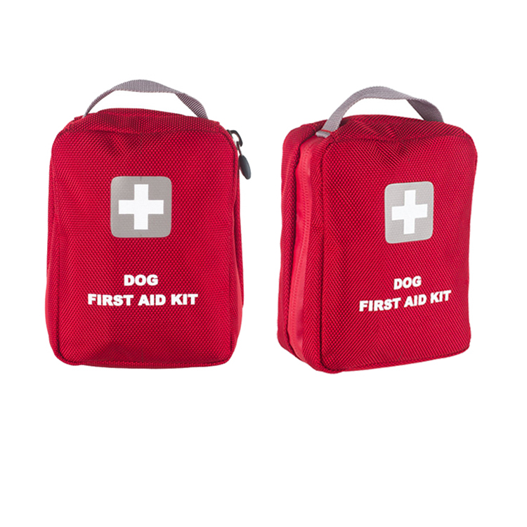 Erste-Hilfe-Set für Katzen und Hunde im Auto – Haustier-Notfallset für Reisen zu Hause, im Büro – Campingutensilien für Hunde mit digitalem Thermometer, Maulkorb und Mini-Erste-Hilfe-Tasche