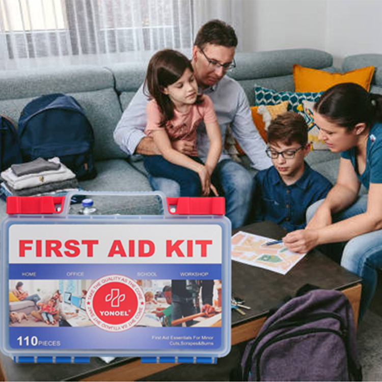 142-teiliges professionelles Erste-Hilfe-Set, HardCase-Erste-Hilfe-Box, enthält hochwertige medizinische Hilfsmittel für Reisen, Zuhause, Fahrzeug, Camping