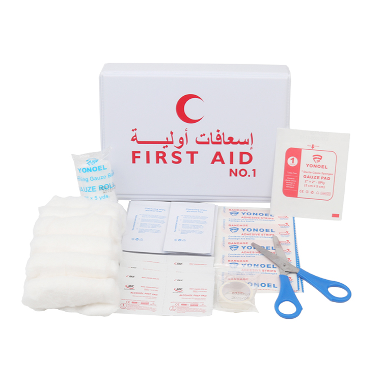 26-teiliges tragbares Erste-Hilfe-Box-Set aus Leder mit manueller Stromversorgung, medizinisches Notfallset für Autos, Heimbüro